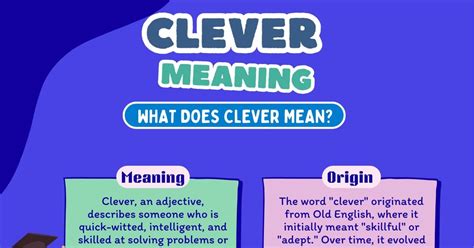 Clever Meaning .